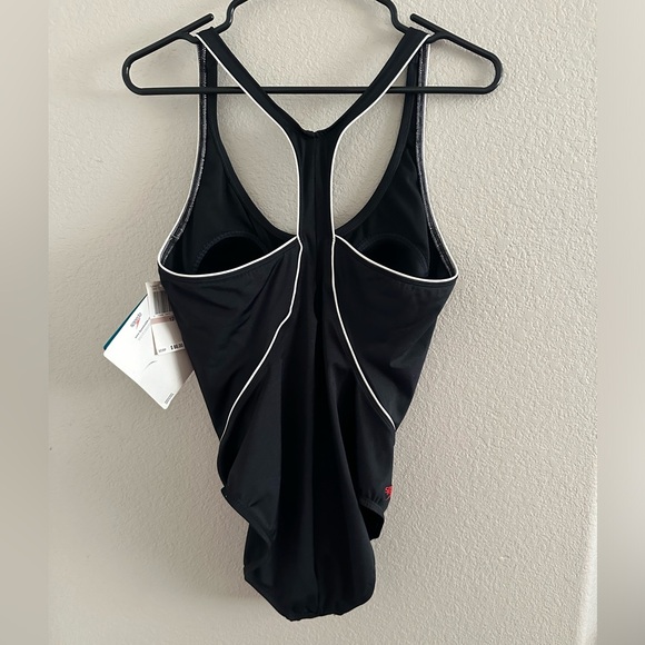 NWT SPEEDO ONE PIECE BATHING SUIT CONTOUR CONTROL SIZE 12 - Picture 2 of 8